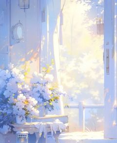 绚烂的花从不为谁而盛放