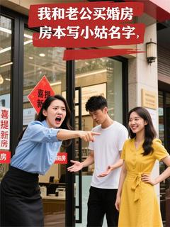 我和老公买婚房，房本写小姑名字