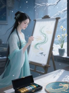 龙影落，雨吻鬓边衣