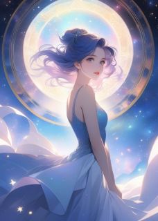 潇潇雨歇，云开月明